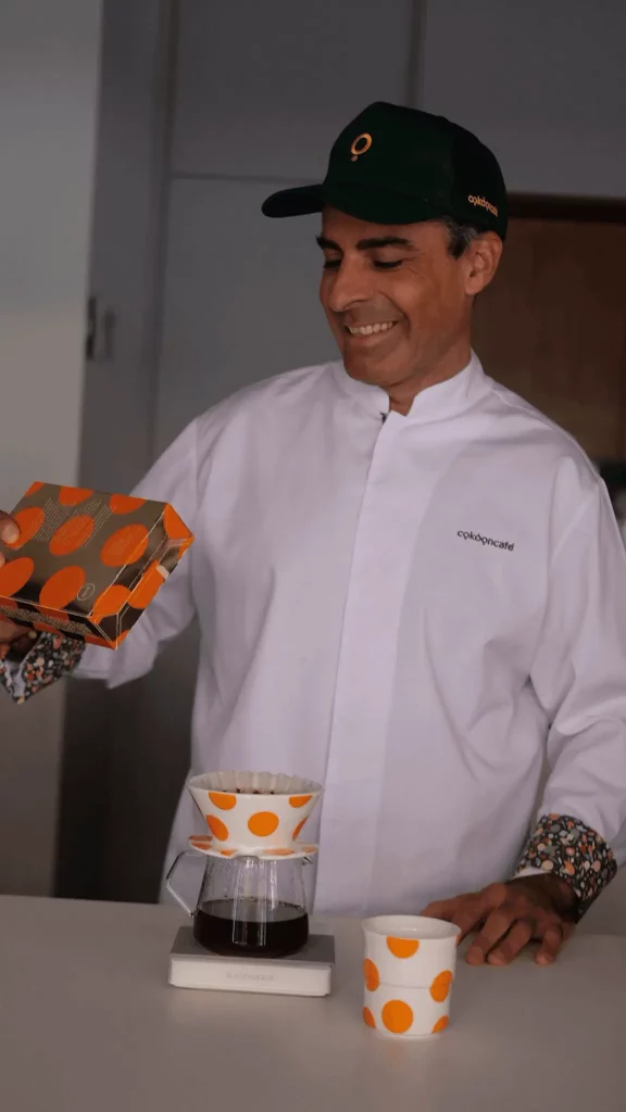 Igor con April café